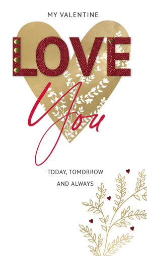 Picture of LOVE YOU VALENTINES DAY CARD